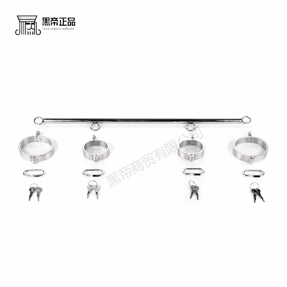 

Adult Sexy Aid Latch Lock-Stainless Steel Deconstructable Hand-Foot Fixed Anklet Black Emperor Tmall Signature a-Piece