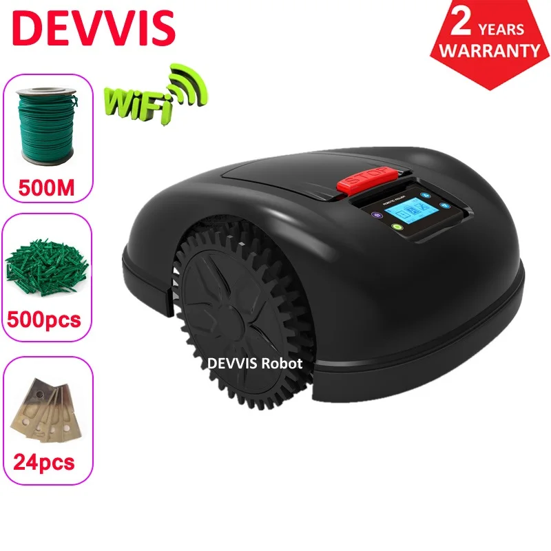 Two Year Warranty Automatic Robot Grass Trimmer E1600T With Big 13.2ah lithium battery 500m+500pcs pegs+24pcs blade | Инструменты