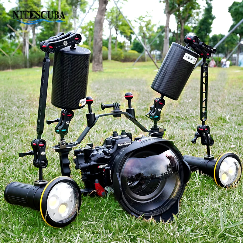 Nitescuba-NSV10KDive 사진 비디오 라이트, 사진용 수중 손전등, 인스턴트 스트로브 기능, 높은 CRI 90, 10000 