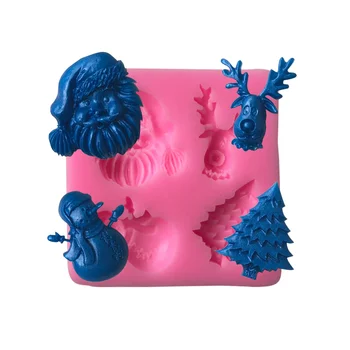 

Lace Mold, DIY Fondant Cake Mold Chocolate Candy Mold Cake Tools Romantic Christmas Series Sugar Molds, Silicone MAQUETER Y-086