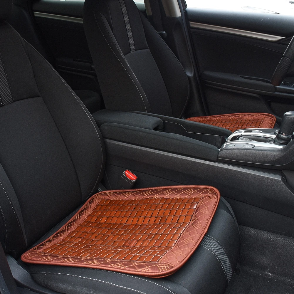 竹マッサージシートクッション竹ビーズ車のシートカバーマッサージ快適カーシート 自動車シートカバー Aliexpress