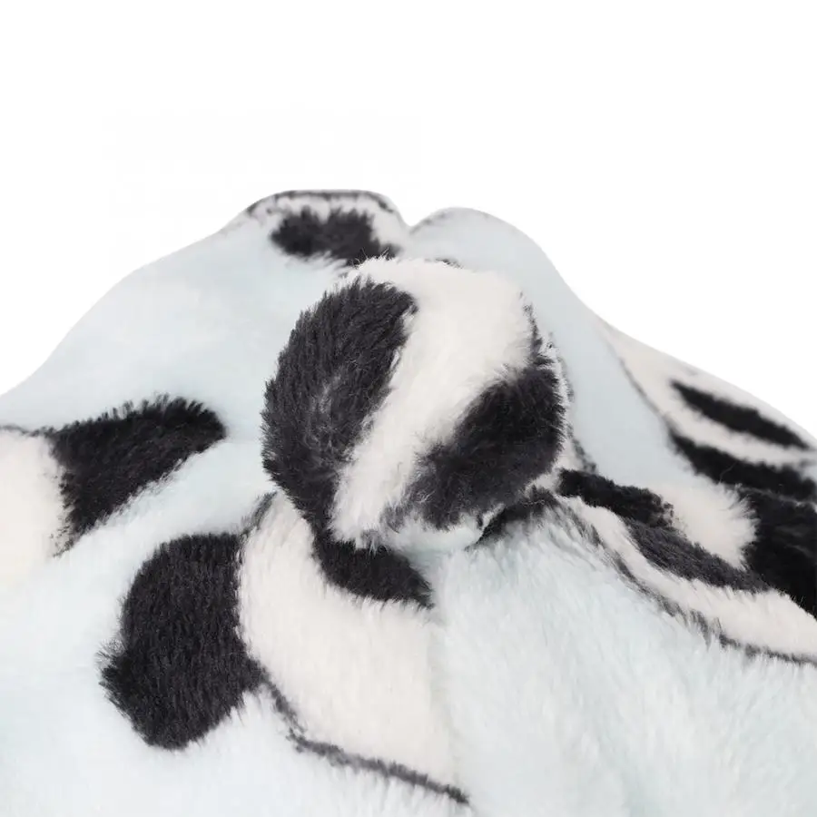 Hamster Cage Panda Shape Sky Blue Winter Thick Plush Cloth Warm Pet Hamster Hedgehog Guinea Pig Play Sleeping Bed