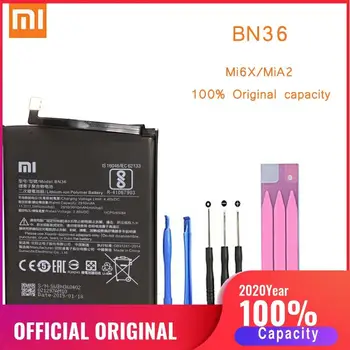 

Original Phone Battery for Mi6X MiA2 Battery Xiaomi Mi 6X A2 BN36 Batteries Xiomi bateria for Xiaomi Mi6X MiA2