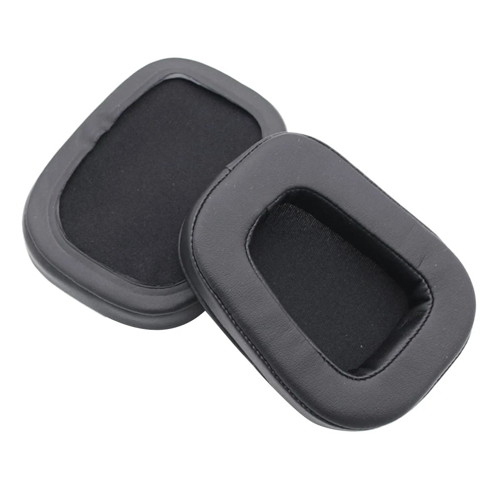 

2Pcs Soft Replacement Ear Pads Cover Earmuff Cushion For Logitech G533 G933 G633 G 633 933 Artemis Audio Headphones