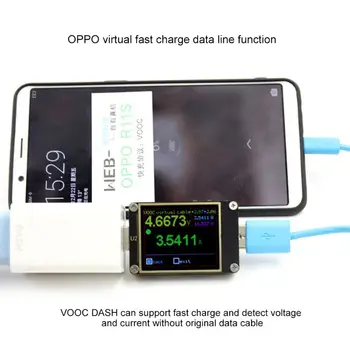 

Upgraded WEB-U2 USB Tester QC4.0+ PD3.0 2.0 PPS Quick Charging Protocol Capacity DC meter 4~24V 5A
