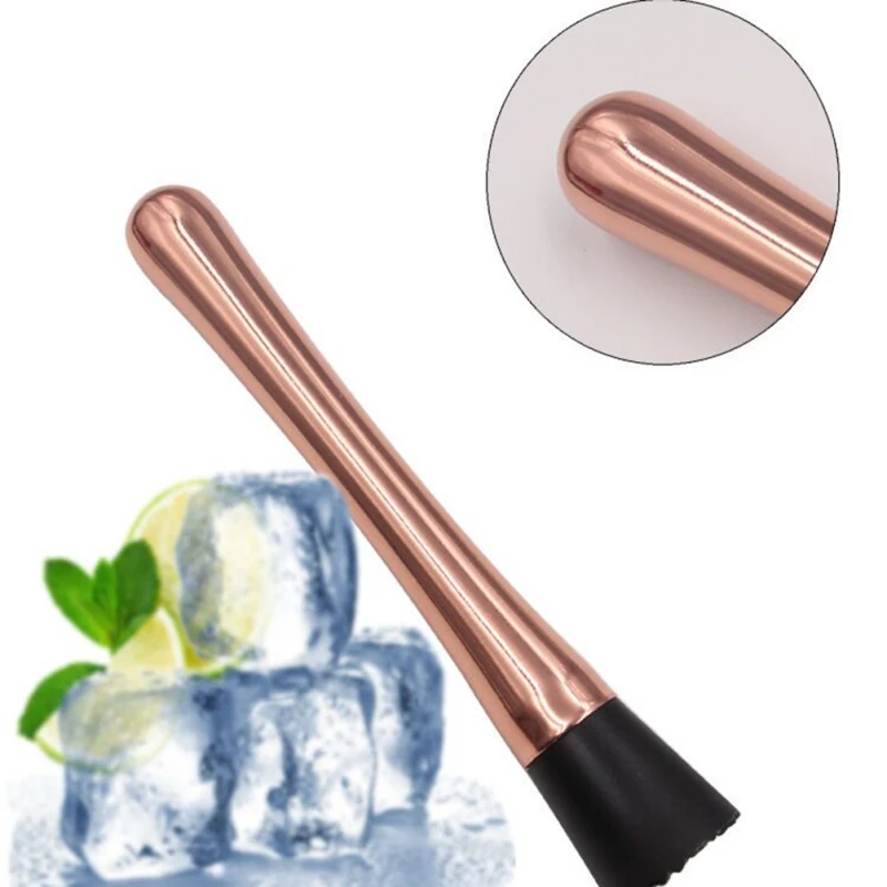 

Mojito Cocktail Bartender Stainless Steel Bar Mixer Fruit Drink Cocktail Stick Diamond Hammer Ice Breaking Rod