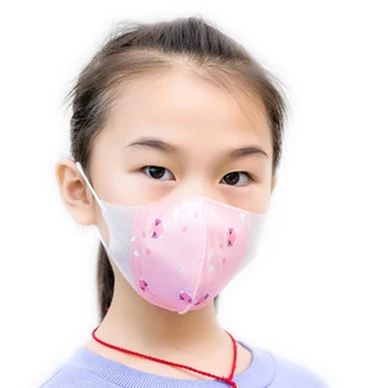 

10PCS Fast Shipping Children Face Mask Dustproof Breathable Mask PM2.5 Unisex Cute Anti-fog Protection Mask