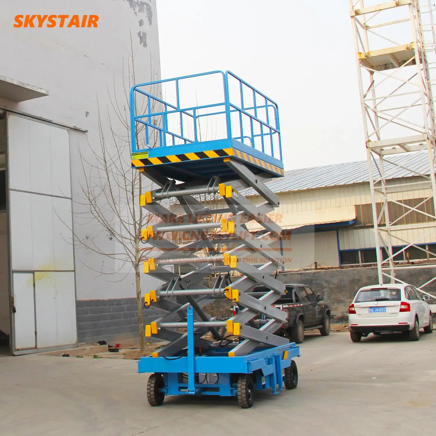 10 м skyjack вертикальный подъем ножницы Лифт
