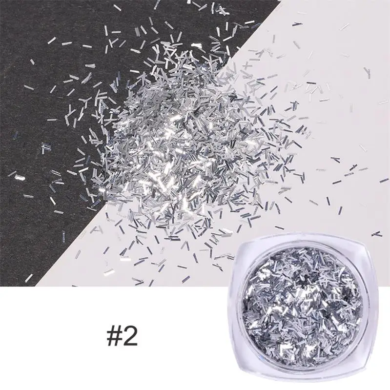 1 Box Champagne Gold Irregular Meteorite Fragment Nail Flakies Silver Red Micas Sheets Nail Art 3D Decorations Nail Sequins - Цвет: Pattern-010