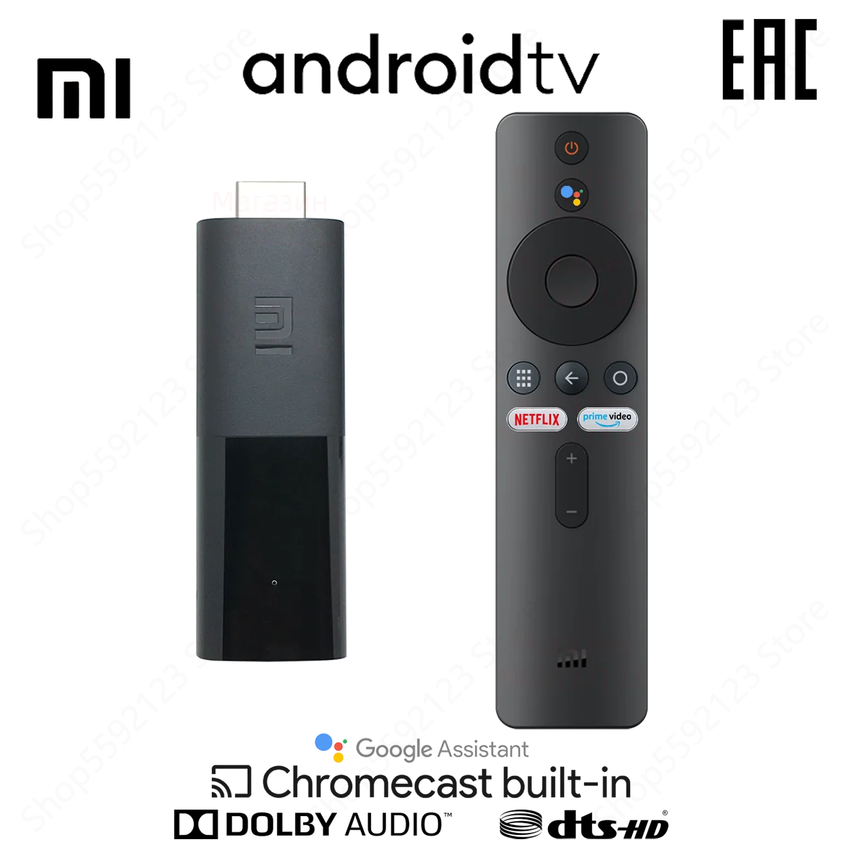 Xiaomi Mi TV stick Android 9.0 quad core processor Dolby DTS HD Dual decoding 1 GB RAM 8 16 ROM | Электроника