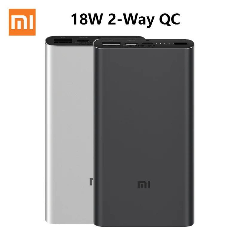 

Xiaomi Power Bank 3 ABS Shell Portable Charger Waterproof Battery Bank 18W QC3.0 Phone Accessories Buy 2 Get 10 OFF Dropshiping