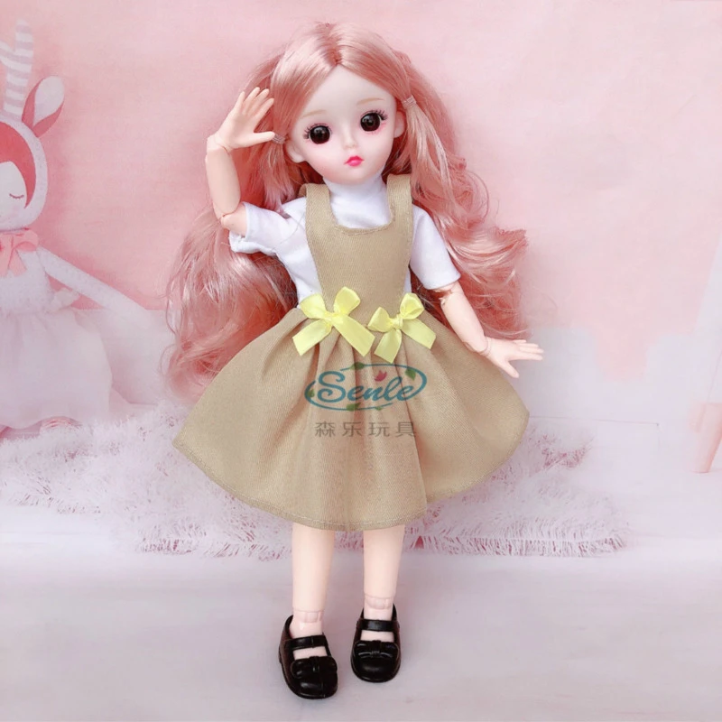 Новинка 22 подвижных суставов BJD кукла 31 см 1/6 макияж наряды милые куклы с ручной