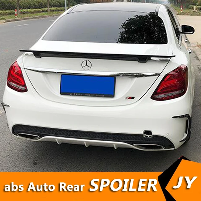 

For Mercedes Benz W205 Spoiler 2016-2018 C-Class C180/C200/C230 spoiler High Quality Car Rear Wing Color Rear Spoiler