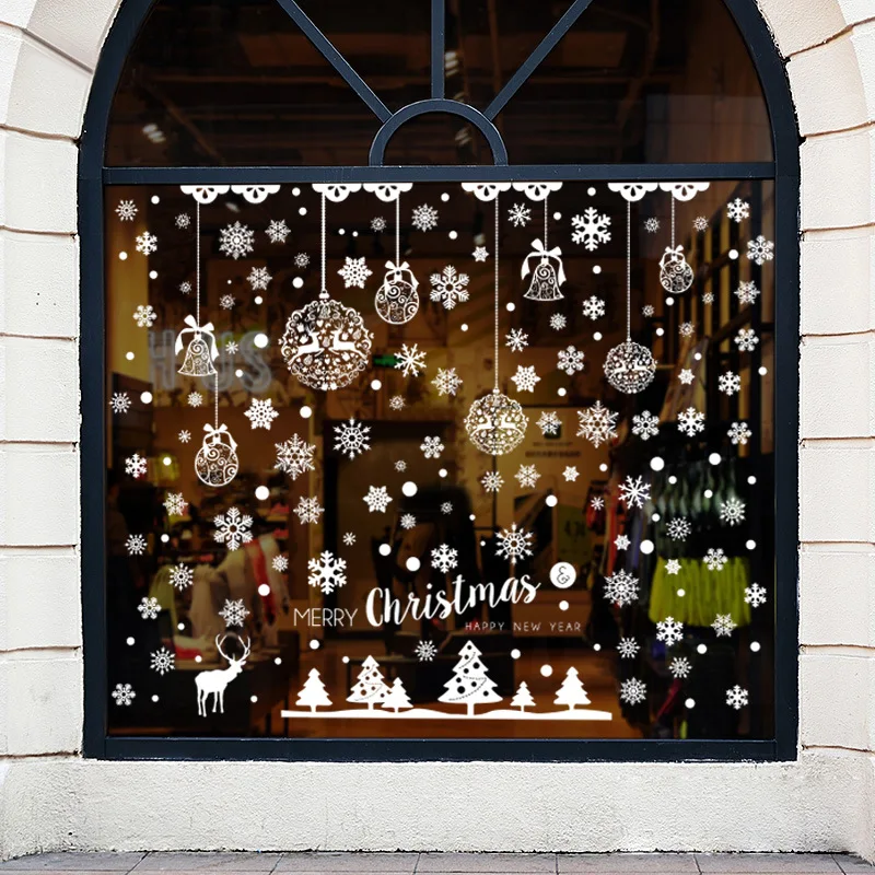 

Christmas Decoration Sticker Home Window Wall Merry Christmas Sticker Xmas Decor Decal