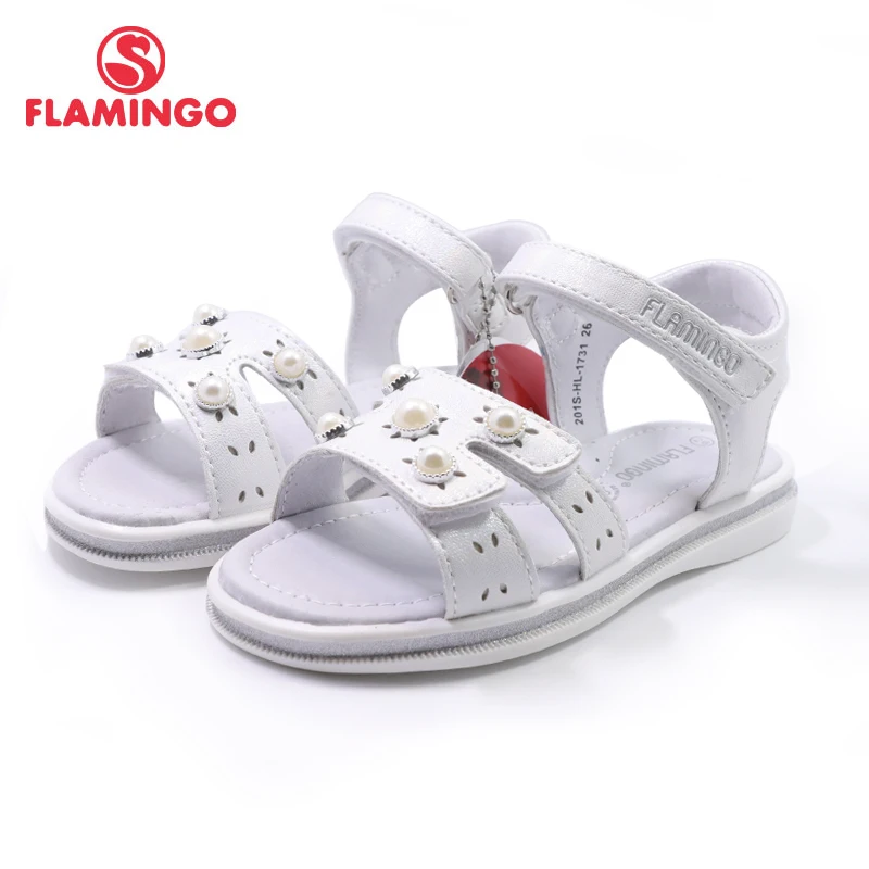 Sandals Princess-Shoes FLAMINGO Girls for Hook Loop Flat-Arched-Design Chlid Chlid
