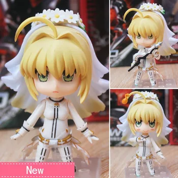 

Anime Fate Stay Night Saber PVC Action Figure Collectible Model doll toy 10cm 387#