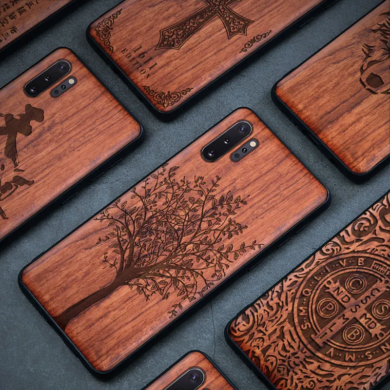 

Wood Case For Samsung Galaxy S9 S10 Plus Note 9 8 10 Plus Pro Phone Case For iPhone 11 Pro Max X XR XS Max 7 6 6S 8 Plus Cover