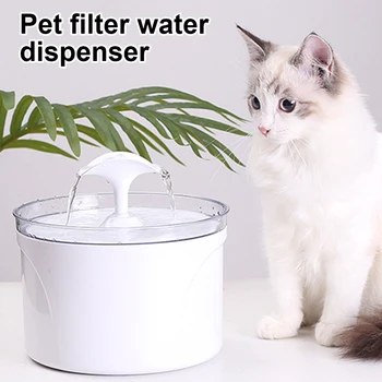 

Fountain Pet Water Dispenser Small Animals Cats Dogs Drinking Automatic Feeder Easy Clean 2.5L Large Capacity
