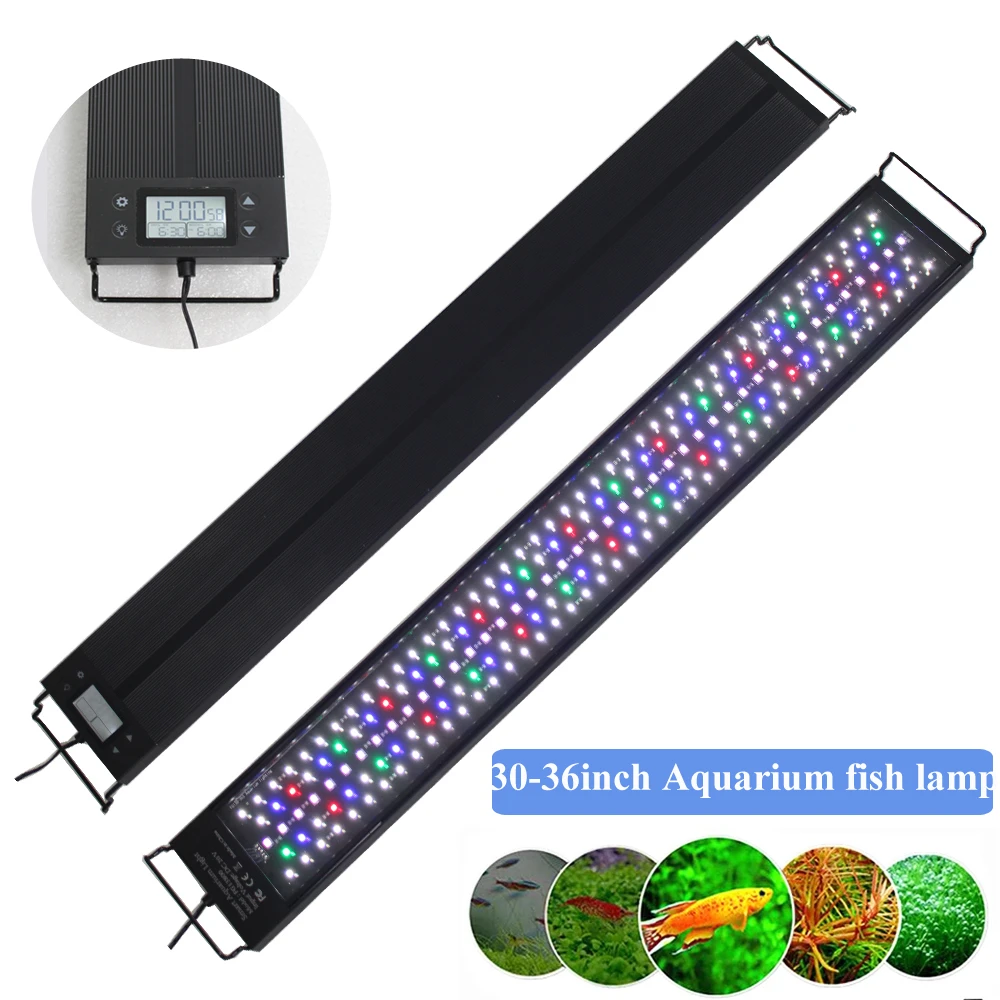 Full Spectrum Planted WRGB Aquarium LED Lighting 90/100cm 100V240V