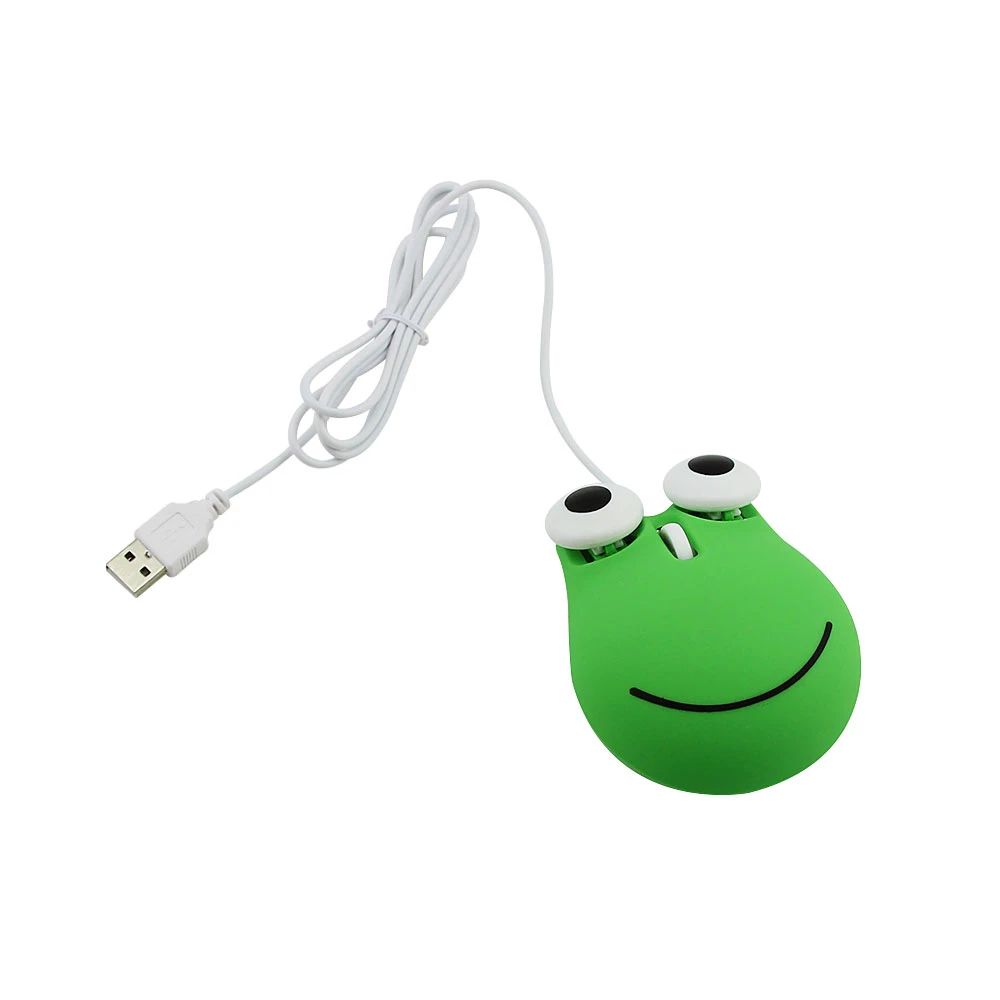 Милая Проводная компьютерная мышь CHYI в форме животного мини USB 3D Портативная