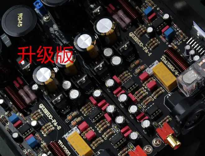 finished upgrade Lusya 1 шт. TDA7293 7294 полный баланс усилитель мощности плата 150 Вт hifi усилитель мощности переменного тока 24 В для ЦАП ES9028 AK4495 T0518 - Цвет: finished upgrade