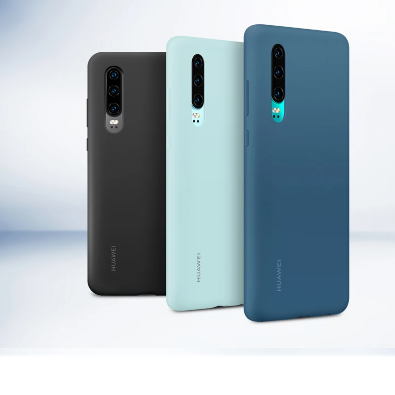 huawei P30 P30 Pro Чехол huawei официальный жидкий силиконовый защитный чехол из микрофибры односторонний huawei P 30 P 30Pro чехол