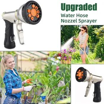 

Garden Hose Water Nozzle Pressure Spray Lawn Watering Car Washing Sprayer Tool Garden Accessories Garden Supplies Tools