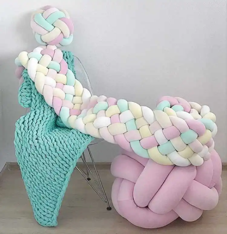 1-3m-baby-bumper-crib-cot-protector-infant-bebe-bedding-set-for-baby-boy-girl-braid-knot-pillow-cushion-room-decor