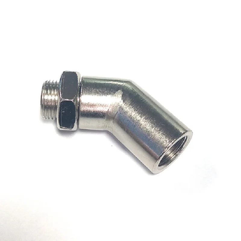 Hot Sales Short Connector 135 Degree Oxygen Sensor Interface Exhaust Pipe Extension Adapter Fitting 4