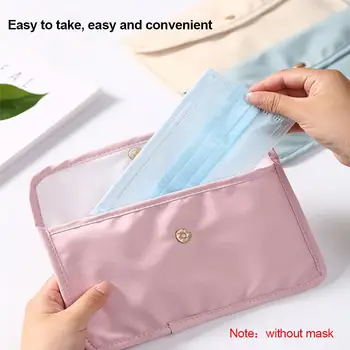 

New Dustproof Mask Organizer Storage Box Portable Travel Moisture-proof Mouth Face Cover Container Case Storage Accessories 40a