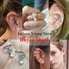 Boucles d'oreilles en cristal de zircone, boucles d'oreilles en forme de goutte d'eau, bijoux, vestes pour femmes ► Photo 2/6