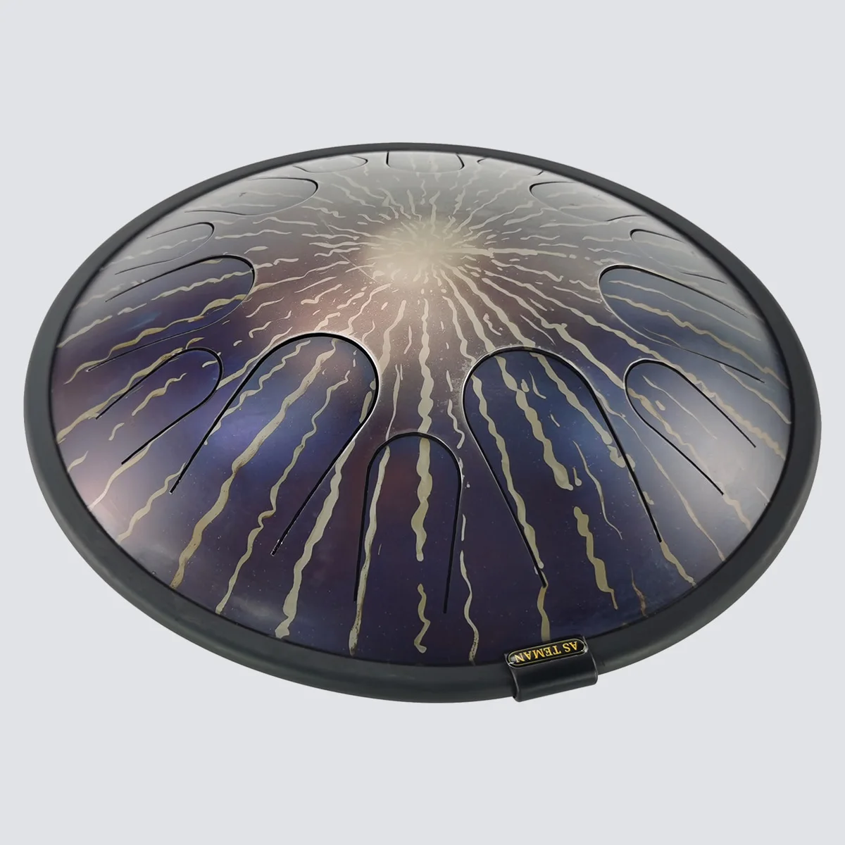 AS TEMAN TANK DRUM UNIVERSE SERIES STARLIGHT HAND PAINTED NITRIDING 14NOTES C MINOR HANDPAN DRUM WITH GIFT SET SUITABLE FOR YOGA