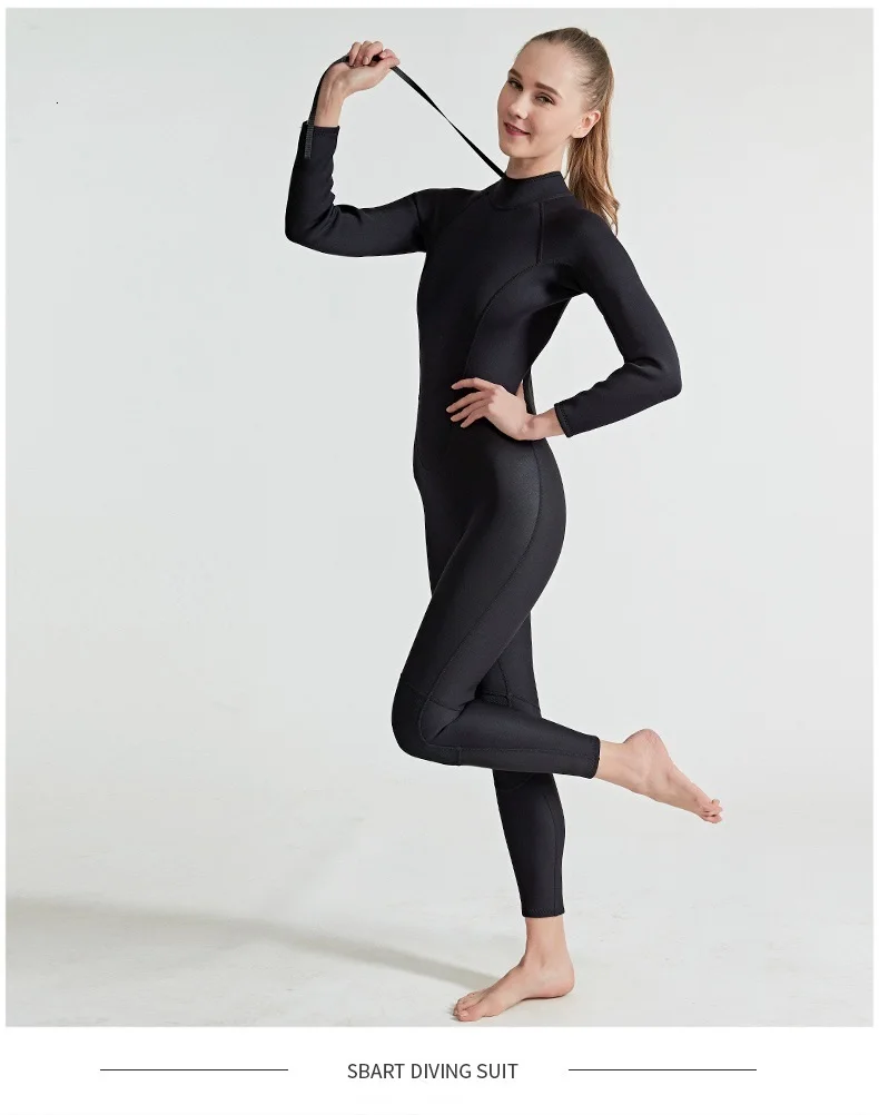 SBART Spearfishing Wetsuits Men 2MM Neoprene Long Sleeve Swimsuit Men Women's Swimming Surfing Snorkeling Diving Wet Suits