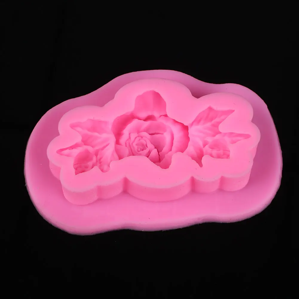 Форма розы DIY торт Sugarcraft Embosser домашняя кухня плесень производитель ремесло