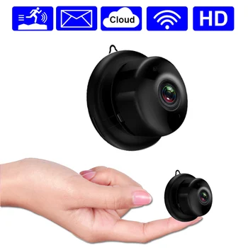

Mini IP Camera Wifi Wireless Home Security Camera Two Way Audio Infrared Night Vision Motion Detect Abnormal Alert Baby Monitor