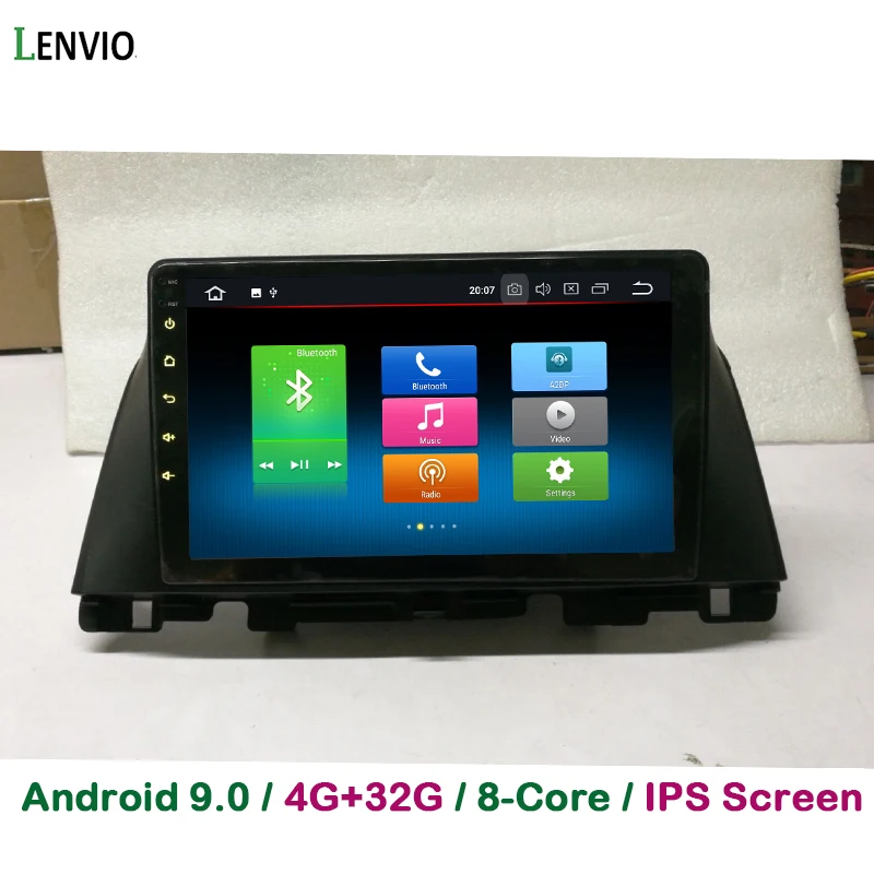 Автомобильный DVD плеер Lenvio 4 Гб ОЗУ 32 ПЗУ Восьмиядерный Android 9 0 для KIA Optima K5 2016 2017