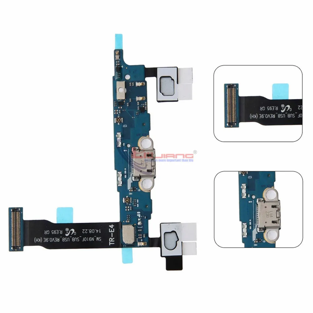 Зарядный порт разъем гибкий кабель для samsung Note 4 N910F N910C N910V USB зарядное устройство Flex запасные части