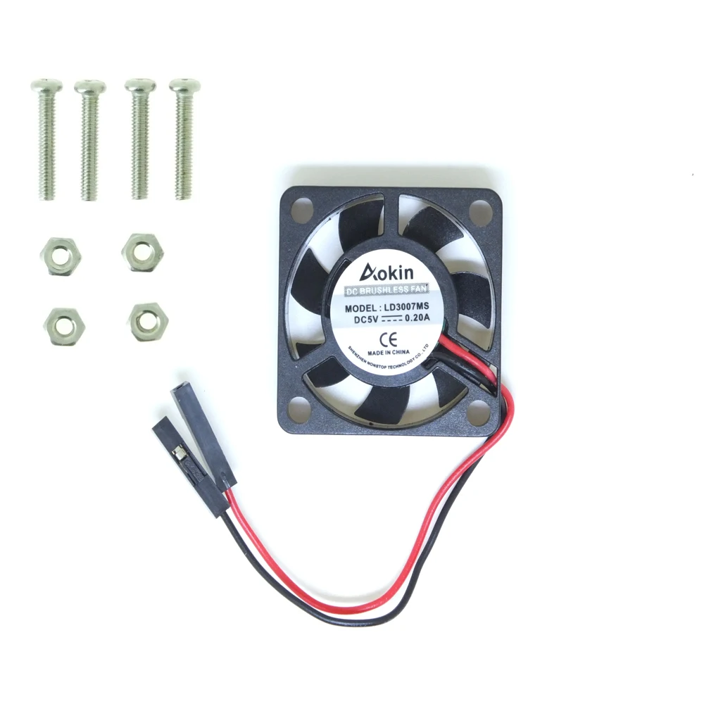 Raspberry PI 4 Модель B ventilateur de refroidissement Pi cpu actif pour RPI 3 égalem | Компьютеры и офис