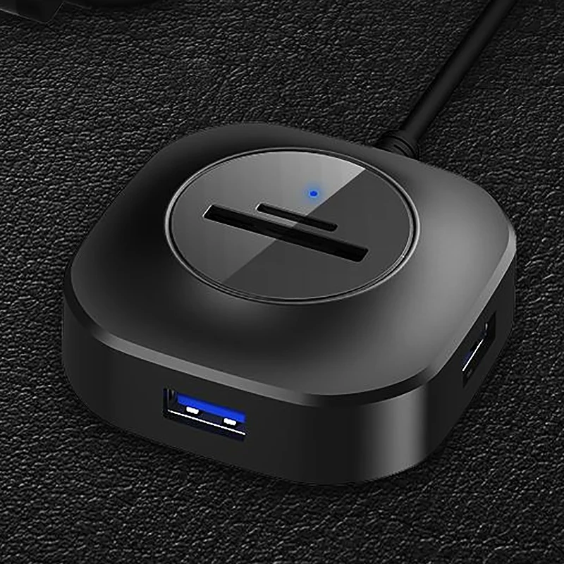 USB 3 0 концентратор карта памяти SD / TF кард ридер сплиттер читаемый U диск|Сетевые