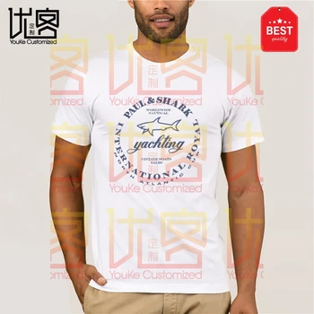 

Shark Yaching t-shirt Herre T-Shirt Champiom Paul T-Shirt winner tee Men Brand Clothing Classic Style T-shirt Tees Tops