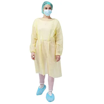 

Disposable Protective Isolation Clothing Anti-Oil Unisex Sanitary Protection Jumpsuit Hazmat Suit Nursing Gown Overall Suit