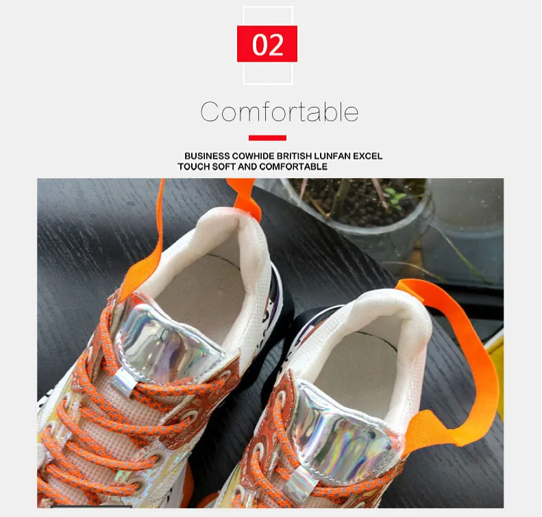 CAGILKZEL 2019 Women Platform Sneakers Fashion Woman Sneakers Shoes Casual Flats Soft Woman Chunky Shoes Ladies Shoes (4)