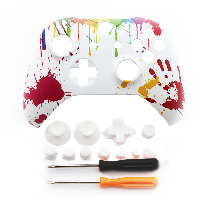 IG-Front Top Up Shell Case + Buttons For Xbox One Slim/ X Next Generation DIY Game Housing Face Plate Cover Accessories Colorful |