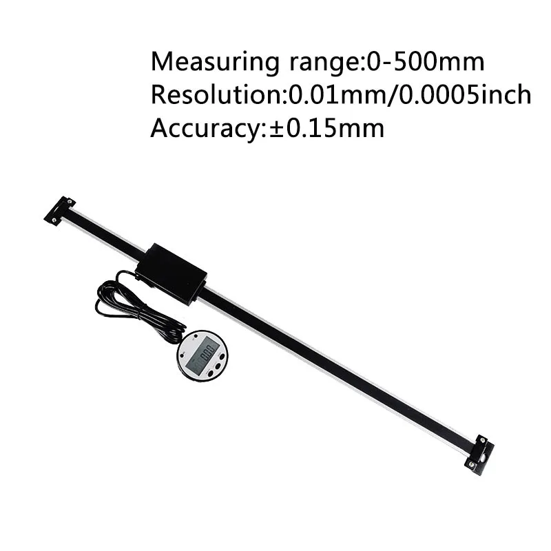 

500mm Digital Readout Linear Scale with External Display for Bridgeport Mill Lathe Digital Level Measuring Instruments