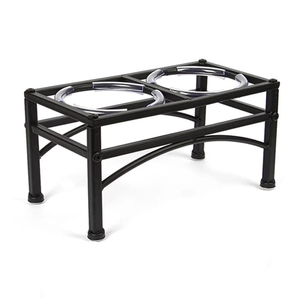 

Dogs Elevated Stand Lifting Detachable Water Food Double Bowl Dish Tray Stainless Steel Durable Pet Feeder Home Supplies Raised
