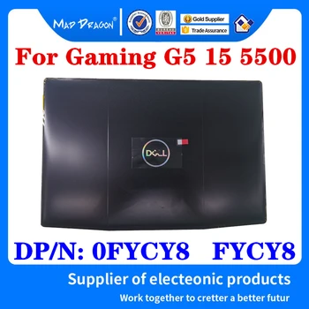

New original For Dell Gaming G5 15 5500 G5 5500 Laptops LCD Back TOP Cover LCD Rear Lid Black A shell blue LOGO 0FYCY8 FYCY8
