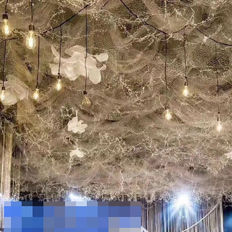 

Wrought Iron Decorative Props Wedding Stage Decoration Modeling Net Barbed Wire Background Ornament Creative Supplies Decoration