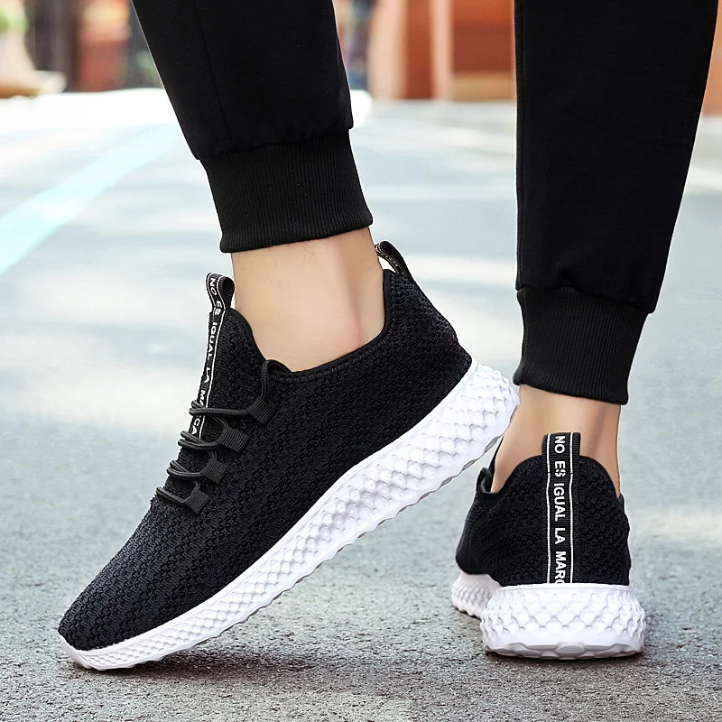 

Summer Mesh Male Trendy Walking Shoes Comfortable Light Fitness Free Run Shoes Large Shoes Men Size 45 Running Sneakers