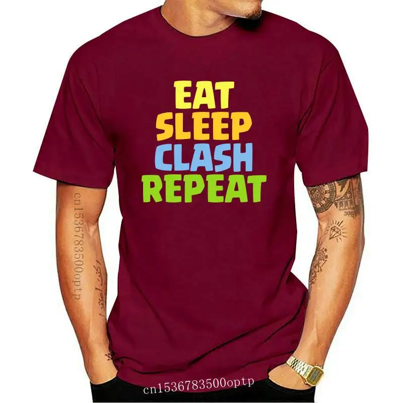 Новая рубашка с надписью Eat Sleep забавный подарок для королевских геймеров