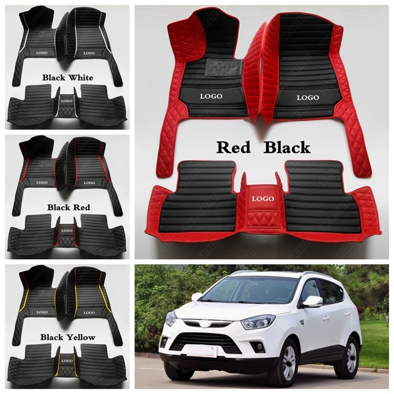 Изготовленные на заказ автомобильные коврики для JAC S2 S3 T5 Rein13 S5 из искусственной